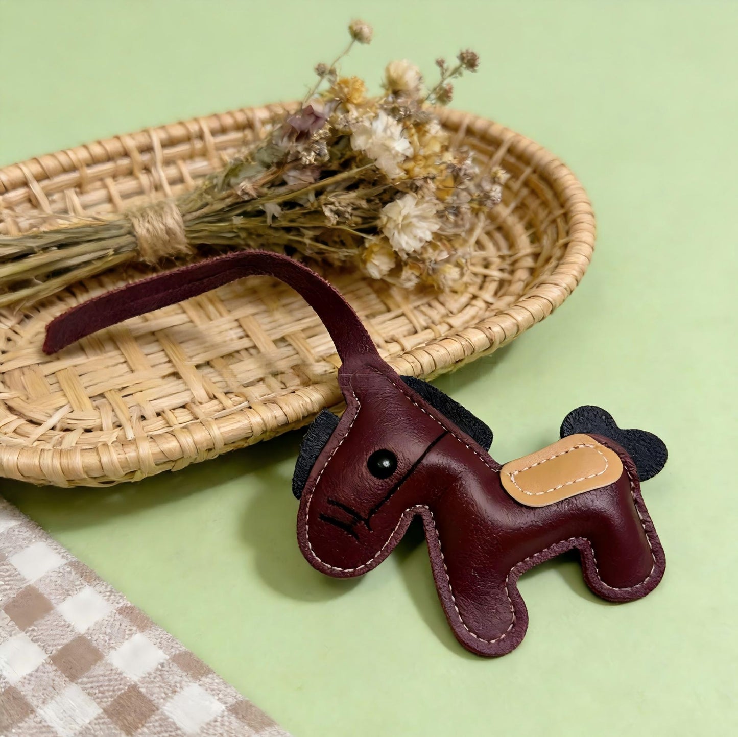 PU皮革小馬包包服裝掛件汽車鑰匙扣卡通配飾小馬掛飾 PU Leather Pony Bag Charm, Car Keychain, Cartoon Ornament & Pony Pendant Accessories