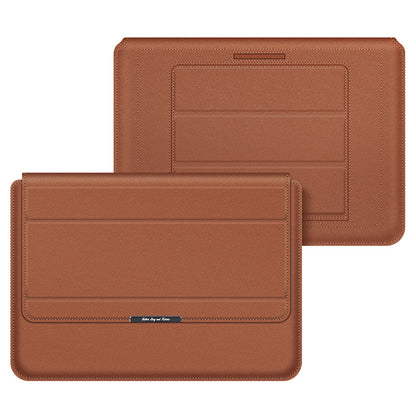 適用華為蘋果筆記本內膽包15.6寸MacBookAir電腦包13-14寸支架保護套 13-14/15.6 Inch Laptop Sleeve with Stand for MacBook Air & Huawei Laptops