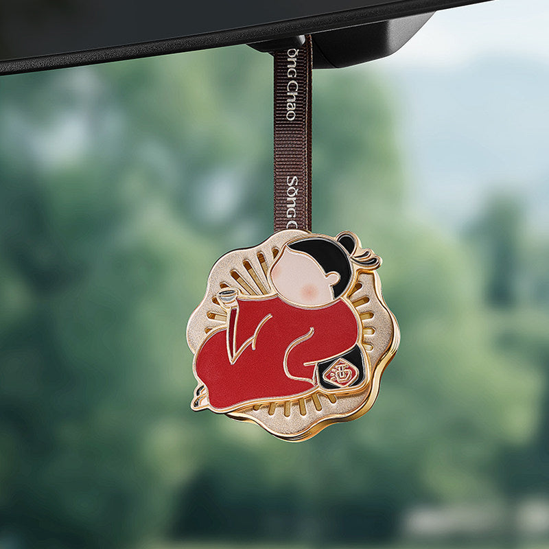 宋朝悟吉車載香薰車用香水出風口香氛馬年送禮盒 SONG CHAO Wuji Car mounted Aromatherapy Car perfume Air Outlet Fragrance Gift Box for the Year of Horse