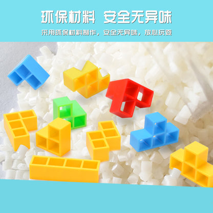 俄羅斯疊疊高方塊疊疊樂平衡拼插積木親子互動堆疊高兒童玩具 Russian Stacking Tower Blocks Balance Building Blocks Parent-child Interactive Stacking Game Kids Toys