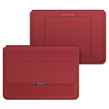 適用華為蘋果筆記本內膽包15.6寸MacBookAir電腦包13-14寸支架保護套 13-14/15.6 Inch Laptop Sleeve with Stand for MacBook Air & Huawei Laptops