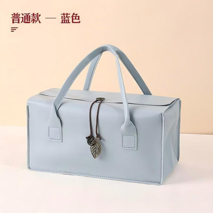 新款年貨零食伴手禮盒空盒高級感皮質包裝禮品盒 New Year Snack Gift Empty Box, Luxury Leather Packaging Gift Box