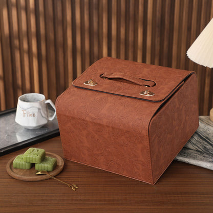 皮質國風禮盒包裝盒禮品盒商務禮盒包裝 Chinese Style Leather Gift Box, Business Gift Packaging Box