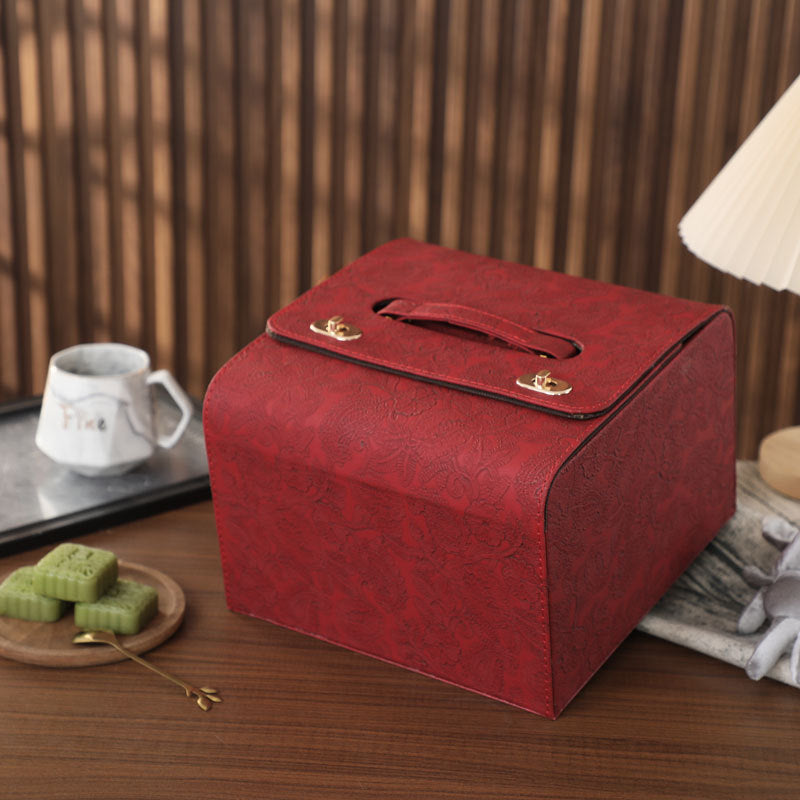 皮質國風禮盒包裝盒禮品盒商務禮盒包裝 Chinese Style Leather Gift Box, Business Gift Packaging Box