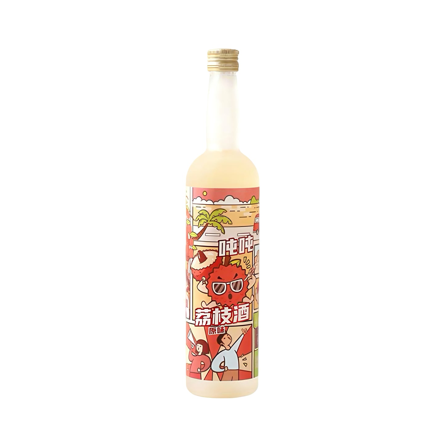 小花樣荔枝果酒6度258ml低度過年聚會微醺禮物甜酒 Xiao Hua Yang Litchi Wine 6% 258ml Low Alcohol Party Gift Sweet Wine