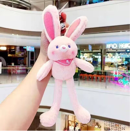 抽拉兔子毛絨玩偶 Pull-and-Stretch Bunny Plush Toy