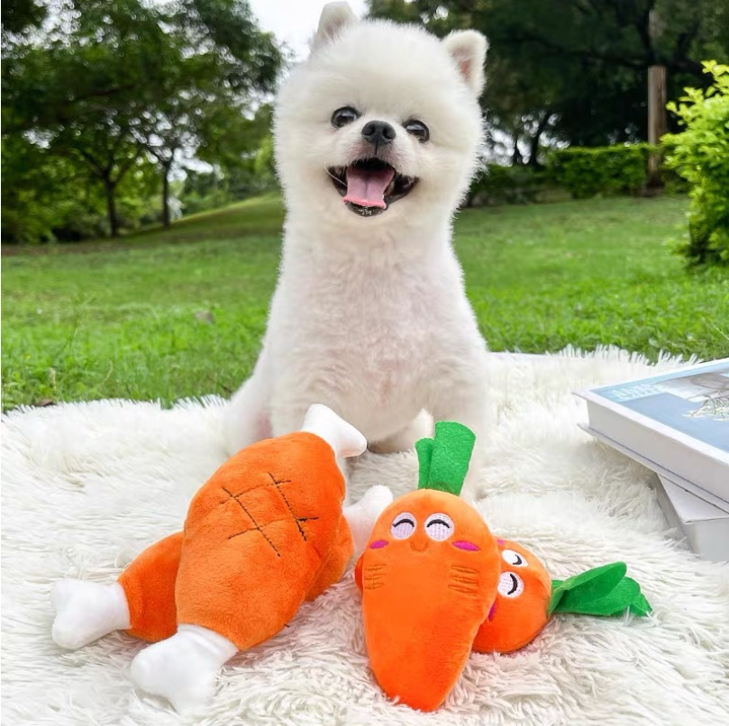 磨牙寵兒胡蘿蔔Teething Pal Carrot Pet Toy