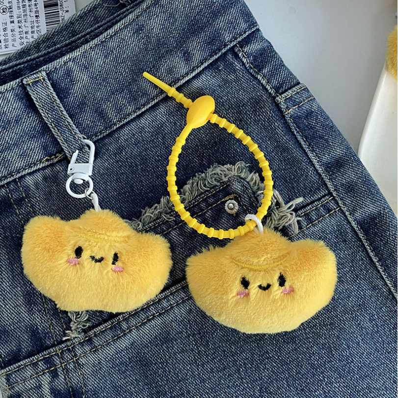 金元寶毛絨掛件 Gold Ingot Plush Pendant