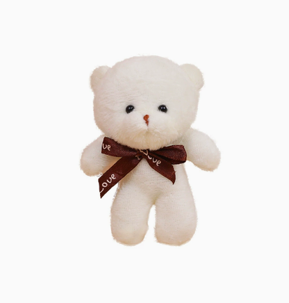 蝴蝶結連體毛絨熊公仔 Bow-Tie Conjoined Plush Bear Doll
