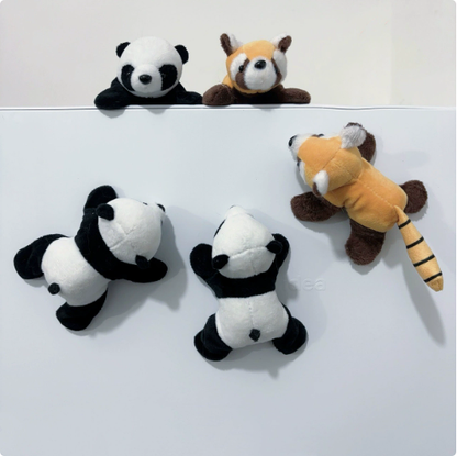 毛絨熊貓冰箱貼 Plush Panda Refrigerator Magnet