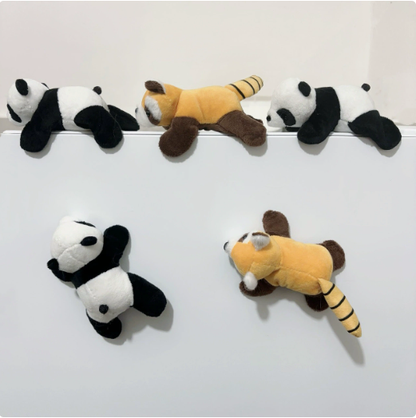 毛絨熊貓冰箱貼 Plush Panda Refrigerator Magnet