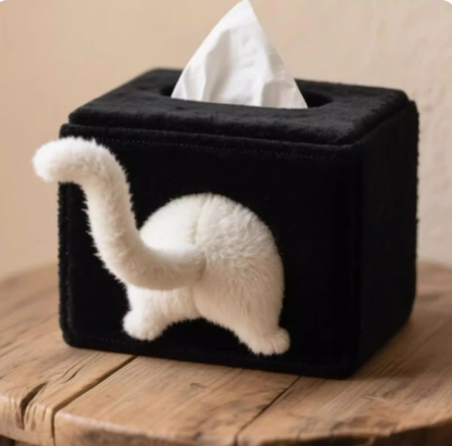 淘氣小貓紙巾盒 Naughty Cat Tissue Box Cover