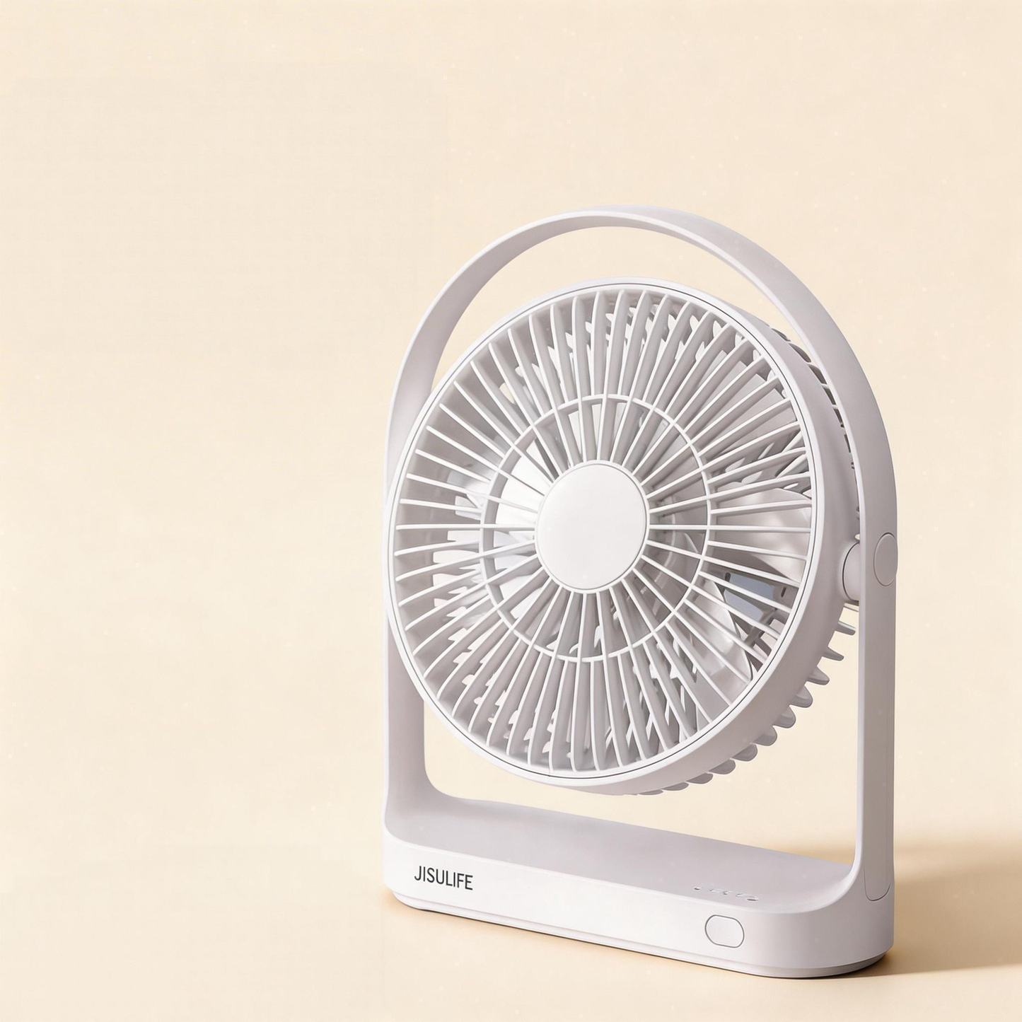 幾素桌面小風扇辦公室桌上 USB 充電宿舍學生電風扇便攜式電扇小型 JISULIFE Desktop Mini Fan – USB Rechargeable for Office, Dorm, Students – Portable Small Electric Fan