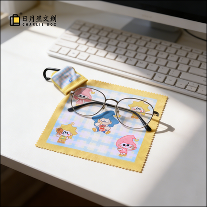 日月星原創收納型眼鏡布 Art Lens Cloth