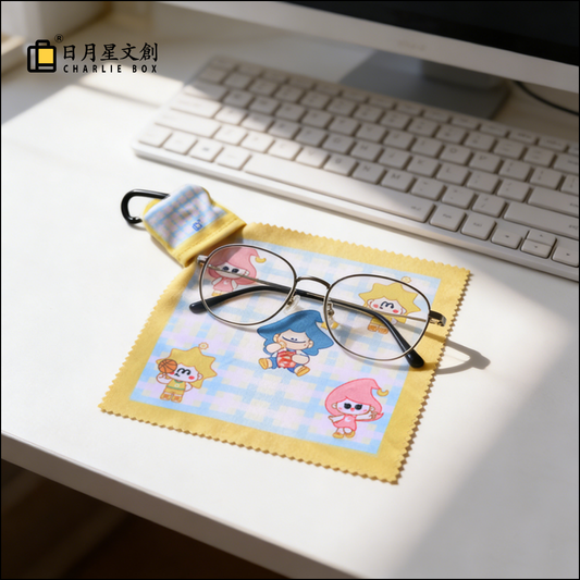 日月星原創收納型眼鏡布 Art Lens Cloth
