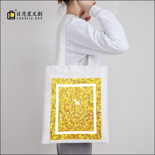 周藝文|日月星  《愛在深秋》帆佈單肩包 Love in Late Autumn Canvas Shoulder Bag