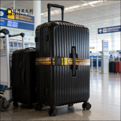 周藝文|日月星 《被困擾的哲學之二》行李箱帶 The Second Philosophy of Being Troubled Suitcase strap