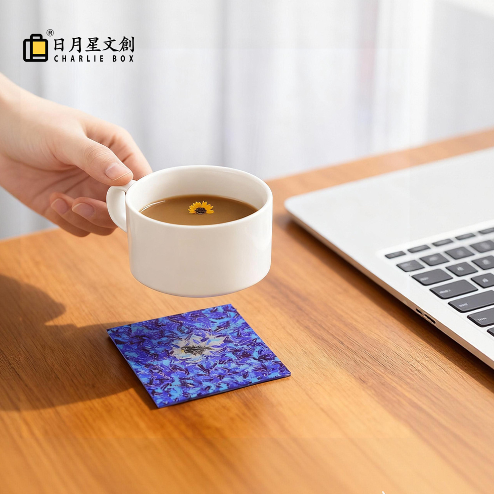 周藝文|日月星 《孤寂與繁華》聯名款亞克力杯墊Solitude and Prosperity Co-branded Artistic Coasters