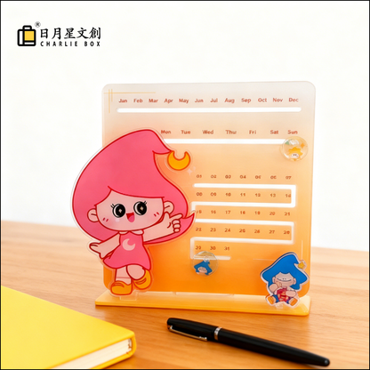 日月星原創亞克力萬年曆 Acrylic Perpetual Calendar