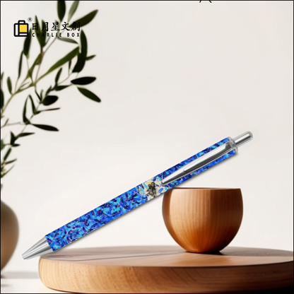 周藝文|日月星 《孤寂與繁華》金屬簽字筆 《Solitude and Prosperity》 metal signature pen