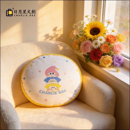 日月星原創圓形圍邊抱枕 Round Edge Cuddle Pillow