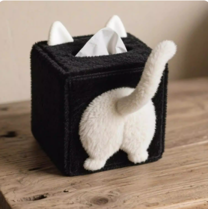 淘氣小貓紙巾盒 Naughty Cat Tissue Box Cover