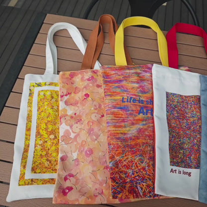 周藝文|日月星 藝生活 單肩帆布包  Canvas Bag