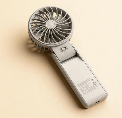 幾素高速節能手持小風扇 USB 迷你便攜式折疊超長續航掛脖風扇輕音大風力戶外手拿電風扇學生電扇桌面充電小型 JISULIFE High-Speed Energy-Saving Handheld Mini USB Foldable Fan – Long Battery Life, Lightweight & Quiet