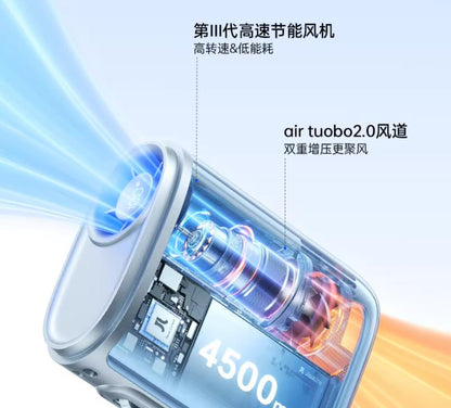 幾素創新可夾式超高速節能掛脖小風扇 USB 充電款迷你便攜式隨身小型無葉渦輪掛繩夾式掛腰手持大風力降溫神器戶外電風扇 JISULIFE Innovative ClipOn UltraHighSpeed EnergySaving Neck Fan–USB Rechargeable, Mini Portable, Bladeless Turbine Design